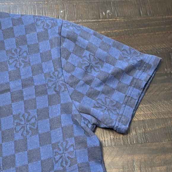 (EUC) VANS Blue Short Sleeve Checkerboard T-Shirt Men’s Size Medium - Picture 10 of 13
